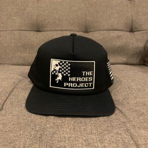 New Chrome Hearts The Heroes Project Trucker Hat Black Cap Mesh THP
